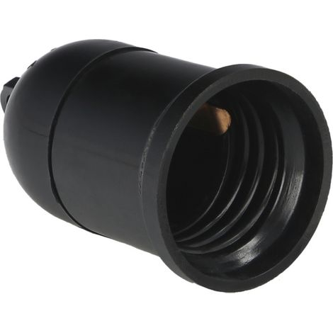 Portalampada da cantiere E27 (4A) Ø3,5x6cm nero (1/5)