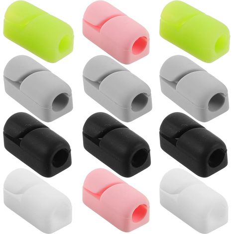 pièces de colliers de câbles en silicone organiseur de