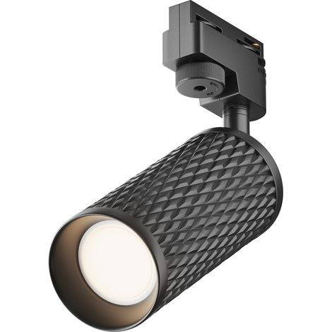 Spot sur rail 1 circuit noir GU10 10W Maytoni Focus (1/5)