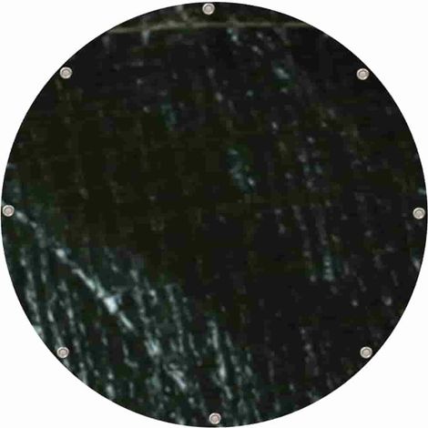 Bâche de protection, bâche ronde 210g/m², 5 mètres (19,64m²), bâche imperméable jardin