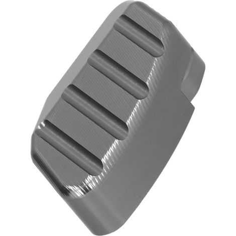 Verbreiterte Seitenständerhalterung, CNC-gefräste Aluminiumlegierung für Honda Forza 125/250/300 (2017–2019), Grau, Lenksäulenverbreiterung (1/5)