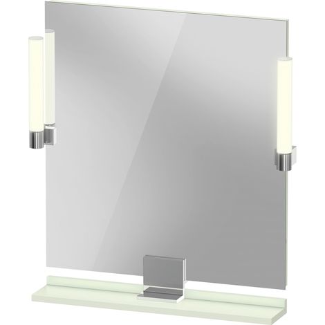 Duravit Sivida Spiegel, chrom, 650x36x650mm, Aufsatzleuchte, (1/5)