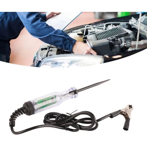 Testeur de tension numérique à fil noir pour circuits automobiles, mesure et test de tension 3V-70V, outil de réparation de câblage électrique sans rupture de fil. (1/5)