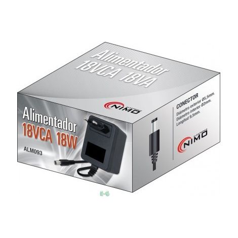 Alimentatore fisso 12.1v 600ma Nimo Alm008