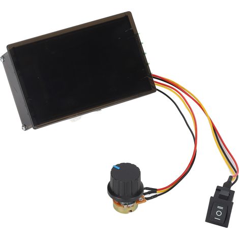 Contrôleur de vitesse moteur PWM ES3 20A DC6-60V régulateur sans palier avec interrupteur marche/arrêt sens horaire/antihoraire (1/5)