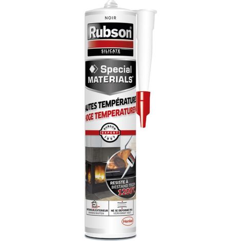 Rubson Masilla Negra 280 ml Resistente 1200°C (1/3)