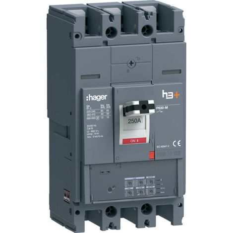 Disjoncteur h3+ P630 LSI 3x250A 50kA)