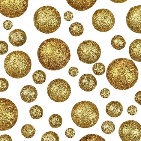 Boule Décorative en Mousse Dorée Pailletée de 12mm 15mm 20mm 24mm 28mm sans Trou pour Décoration de Table de Noël Fête Mariage (1/5)