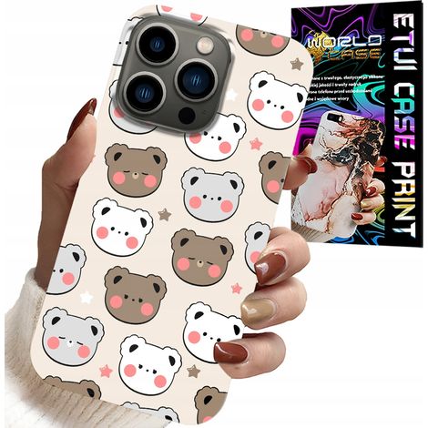 Funda para iPhone 14 Pro Max - Osito de peluche con diseños para los más pequeños + cristal (1/5)