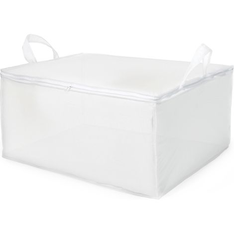 Compactor Boîtes de stockage - Boîte de rangement pour textiles 50x70x30 cm, blanc RAN2979
