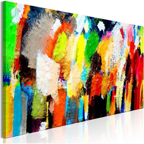 Tableau Variations colorées - 120 x 40 cm (1/4)