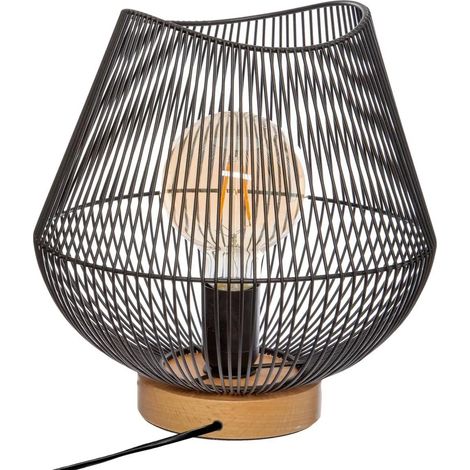 Lampe à Poser Design en Métal "Jena" 28cm Noir