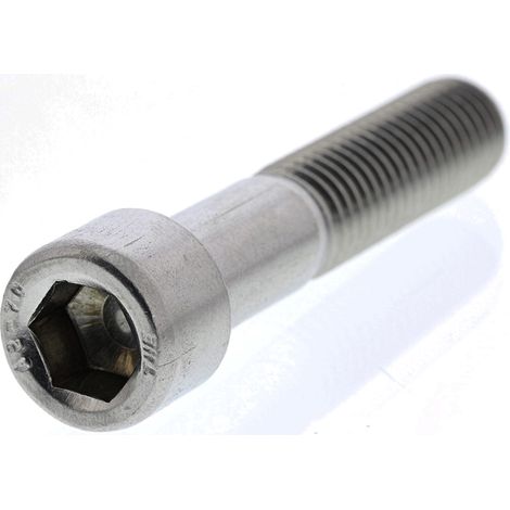 Vis à six pans creux, M12 x 60mm, en Acier Inoxydable ( Prix pour Boîte de 10 )