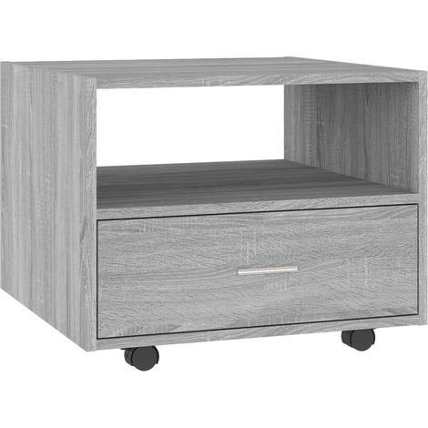 Maison Exclusive - Mesa de centro madera de ingeniería gris Sonom