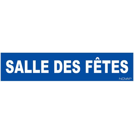 Panneau Salle des fêtes - Rigide 330x75mm - 4120775