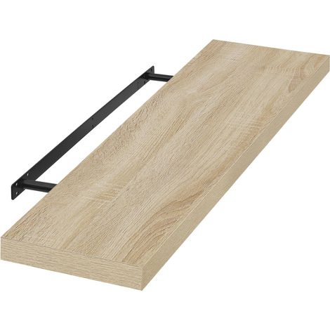 Étagères Murale en MDF,étagère de Rangement décorative Flottante 100cm Longueur,Chêne Sonoma (1/5)