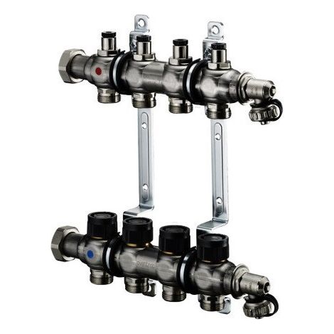 Distributeur/Collecteur . 1INOX CHAUFFAGE PAR LE SOL 3 CIRCUITS