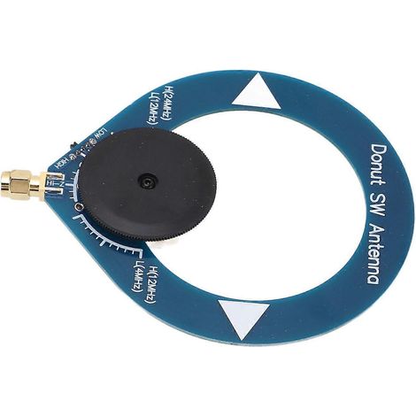 Donut SW Antenne Mini Loop Kurzwellenantenne Signalübertragungszubehör für FM-Radio