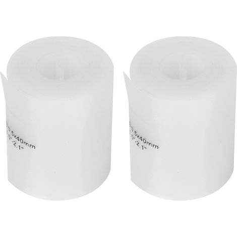 Lot de 2 protections anti-crevaison blanches en polyuréthane pour pneus de vélo 20 pouces, compatibles VTT et vélo de route. (1/5)