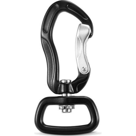 Mousqueton Pivotant - Rotation 360 Degres - Aluminium 7075 - Pour Hamac Sac A Dos Bouteille - 7.2 X 2.9 Cm - 1 Piece (1/5)