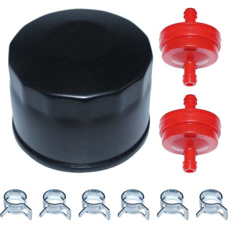 751-12690 Oil Filter Fuel Filer Clamp Kit 951-11501 951-12690 751-11501 490-201-0010 for MTD 420cc Powermore Engines Craftsman LT1500 R1000 RER1000 T1000 T1200 LS27 LS33 TB30 Lawn Mower (1/5)