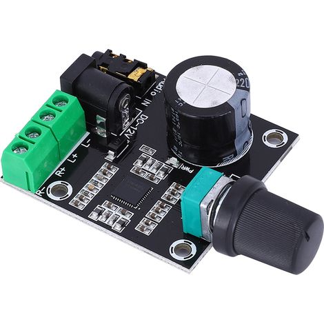 Verstärkermodul, 2-Kanal-Digitalplatine, Hochleistungspotentiometermodul PAM8610, 12 V (1/5)