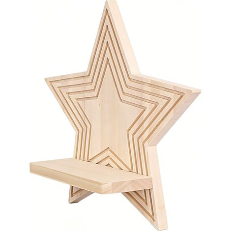 Estantes flotantes y organizadores con diseño de estrellas y lunas - MS11965