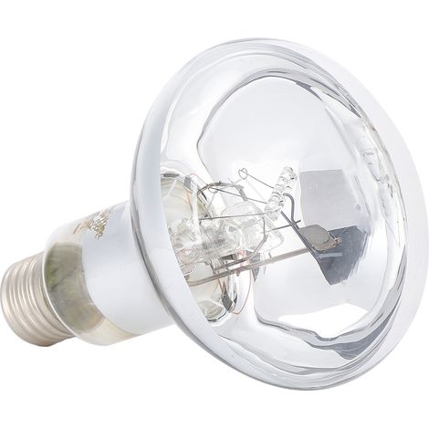 Soavoa Lampe Chauffante Reptile UVB 80W pour Tortue Lézard Oiseau Basking Spot Bulb Chaleur Concentrée Durable Verre Résistant (1/4)