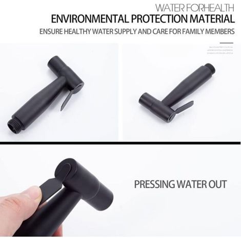 Ensemble de douche en acier inoxydable avec douchette à main, accessoires de salle de bain, facile à installer (1/4)