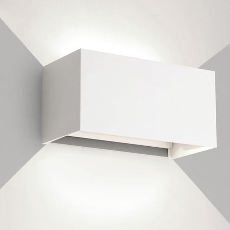 Applique LED da Esterno 24W doppio Fascio Luminoso up down Regolabile IP65 luce Bianca Fredda 6500K (1/5)