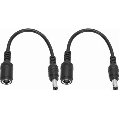 2-teiliges DC-Netzteil (7,4 x 5,0 mm Buchse auf 5,5 x 2,5 mm Stecker) für HP Laptop (1/5)
