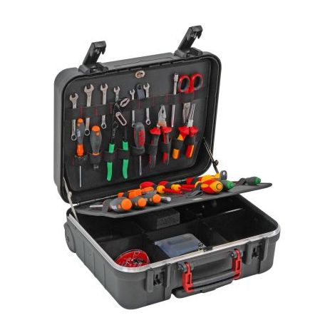 Mallette à outils RS PRO en Polypropylène, Dimensions 430 x 320 x 190mm ( Prix pour 1 )