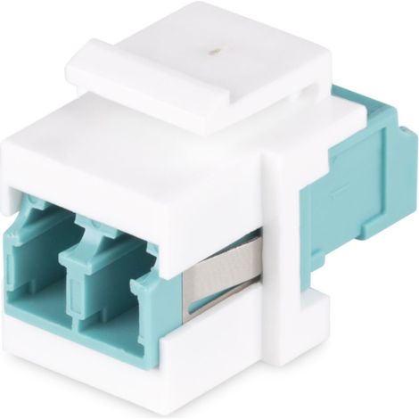 StarTech.com LC to LC Coupler, LC Fiber Coupler, LC/UPC Keystone Jack, Fiber Optic LC Keystone Coupler for Patch Panel - LC to LC Duplex (DMFKSLCLCCOU