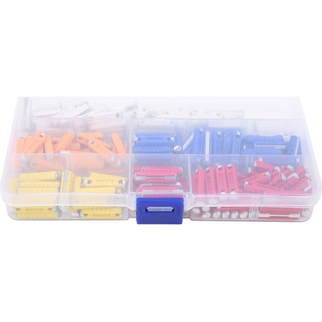 Kit de 200 fusibles torpilles pour véhicules automobiles d'Europe de l'Est (plastiques techniques)