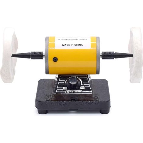 Polisseuse Ponceuse Mini Machine de polissage de vitesse réglable de 200 W for le Kit de meuleuse de banc de tour de moteur de bijoux dentaires (1/5)