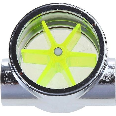 Débitmètre pour plomberie - Filetage 1/4" G1/4, diamètre extérieur 12,9 mm, débitmètre métallique (1/5)