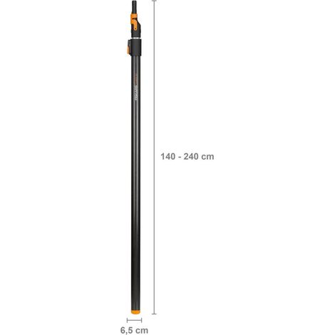 Manche télescopique 140-250 cm Quikfit™ pour scies et nettoyeur de gouttières