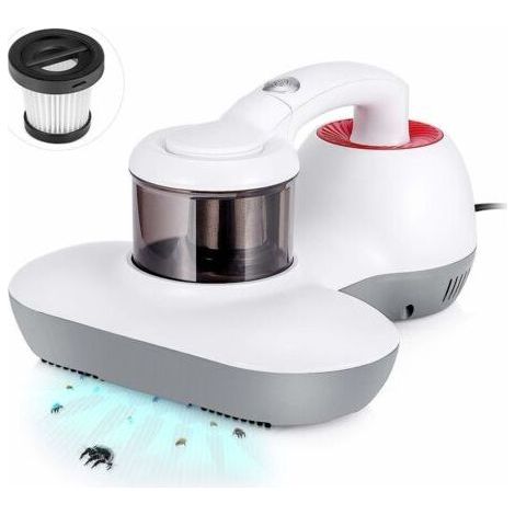 Aspirateur à main anti-acariens 10KPa – Filtre HEPA remplaçable – Stérilisation UV – Grande capacité 600 ml – Pour matelas et canapé (1/5)
