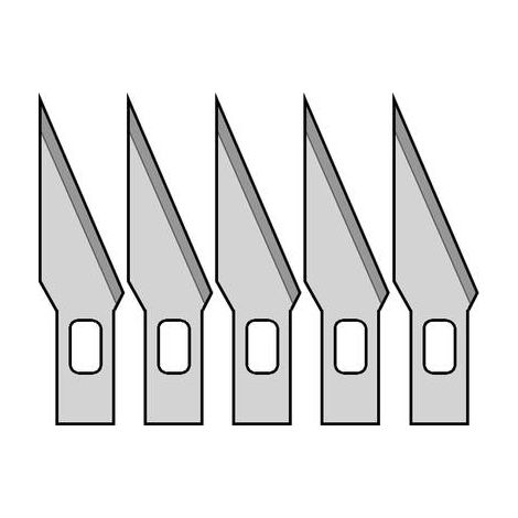 5 LAMES DE RECHANGE POUR COUTEAU DE DESIGNER DONAU MS05 (1/2)