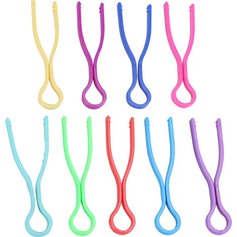 Lot de 180 Clips Bobine Plastique Multicolore Support Fil Canette Accessoire Couture Machine à Coudre Organisateur Pratique (1/4)