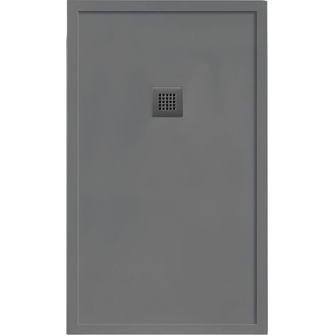 Receveur de douche 70x90cm extra plat MADISON PLUS en résine surface ardoisée 5 coloris