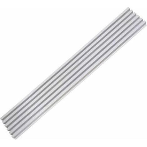 Itar – Grille d'aération pour réfrigérateur – Aluminium 600mm recoupable – Ventilation espaces confinés – Vendu à l'unité (1/5)
