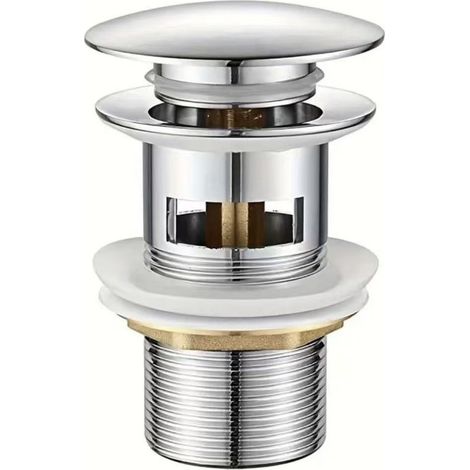 Bonde de lavabo escamotable en acier inoxydable 66×40×98 mm, bouchon anti-odeurs pour lavabos de salle de bain avec lavabos pour le visage (1/5)