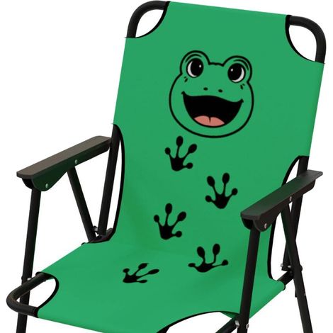 Kinder Campingstuhl Klappstuhl Tiermotiv-MKC6000-frosch-var (1/3)