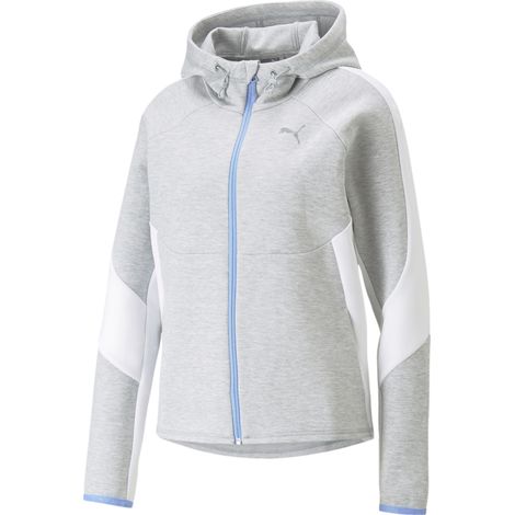 Puma Evostripe Damen-Hoodie, grau, 67308504 r S