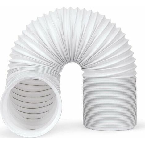 royaluxe -Tuyau Climatis Mobile Allongé, Tuyau évacuation de Climatis Portable Longu de 1,5M, Résistant à la Chal&Corrosion, Pour Climatisation, Déshumidificat,Sèche-linge (1/5)