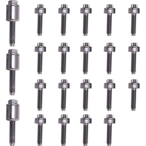 Kit de 22 boulons de cache-culbuteurs en aluminium 11120409288 pour E60, E61, E90, E91 et Z4 (1/5)