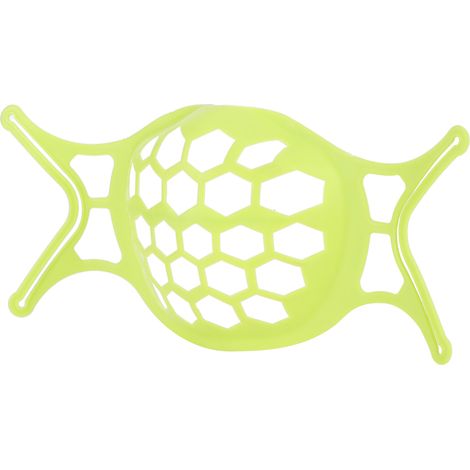 Cadre de maintien pour masque buccal réutilisable et lavable - Accessoire de support respiratoire vert