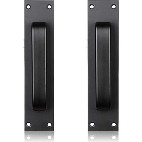 Tirador negro para puerta corredera de cocina/muebles/armario/ropero/cajón para bufandas de puerta de granero (1/5)