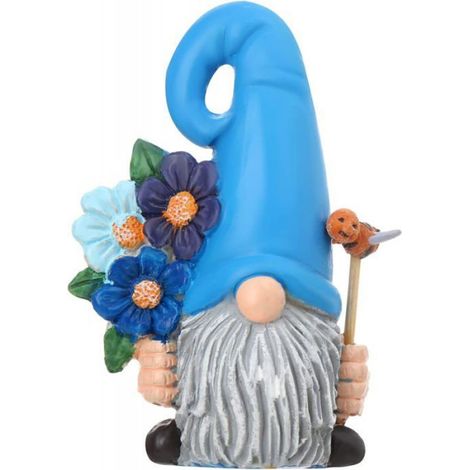 Statue Nain Jardin - Résine Extérieur - Décoration Pelouse Jardin - 13 x 7 x 7 cm - 1 Pièce (1/5)